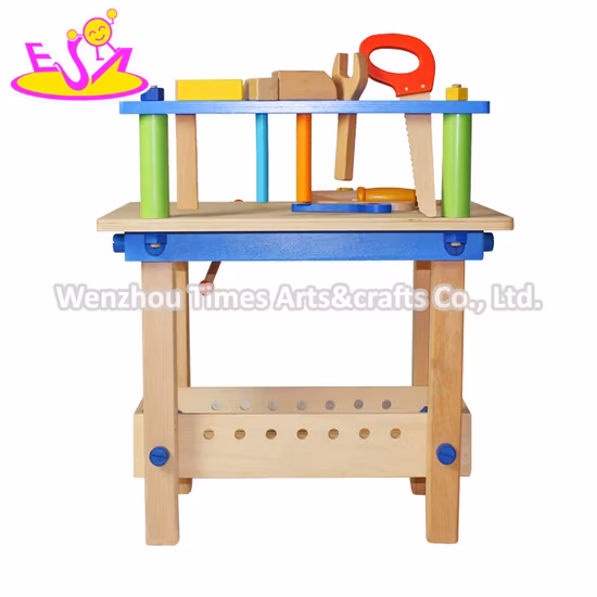 Melhores ferramentas de montagem educacional de madeira brinquedos de banco brinquedos de madeira W03D043